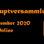 Jahreshauptversammlung 2020