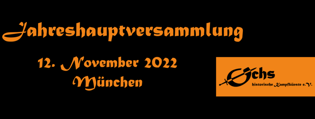 Banner Jahreshauptversammlung 2022