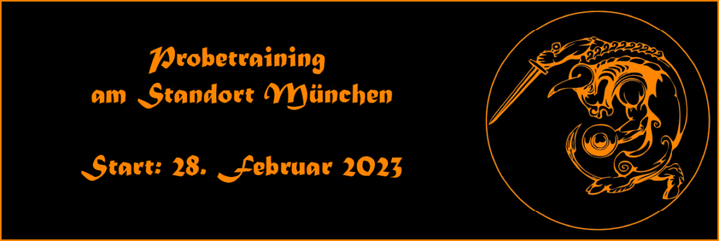 Banner Probetraining München, Start am 28. Februar 2023