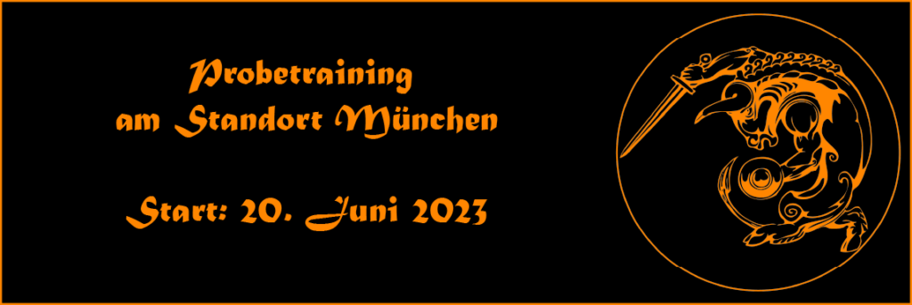 Banner Probetraining München, Start am 20. Juni 2023