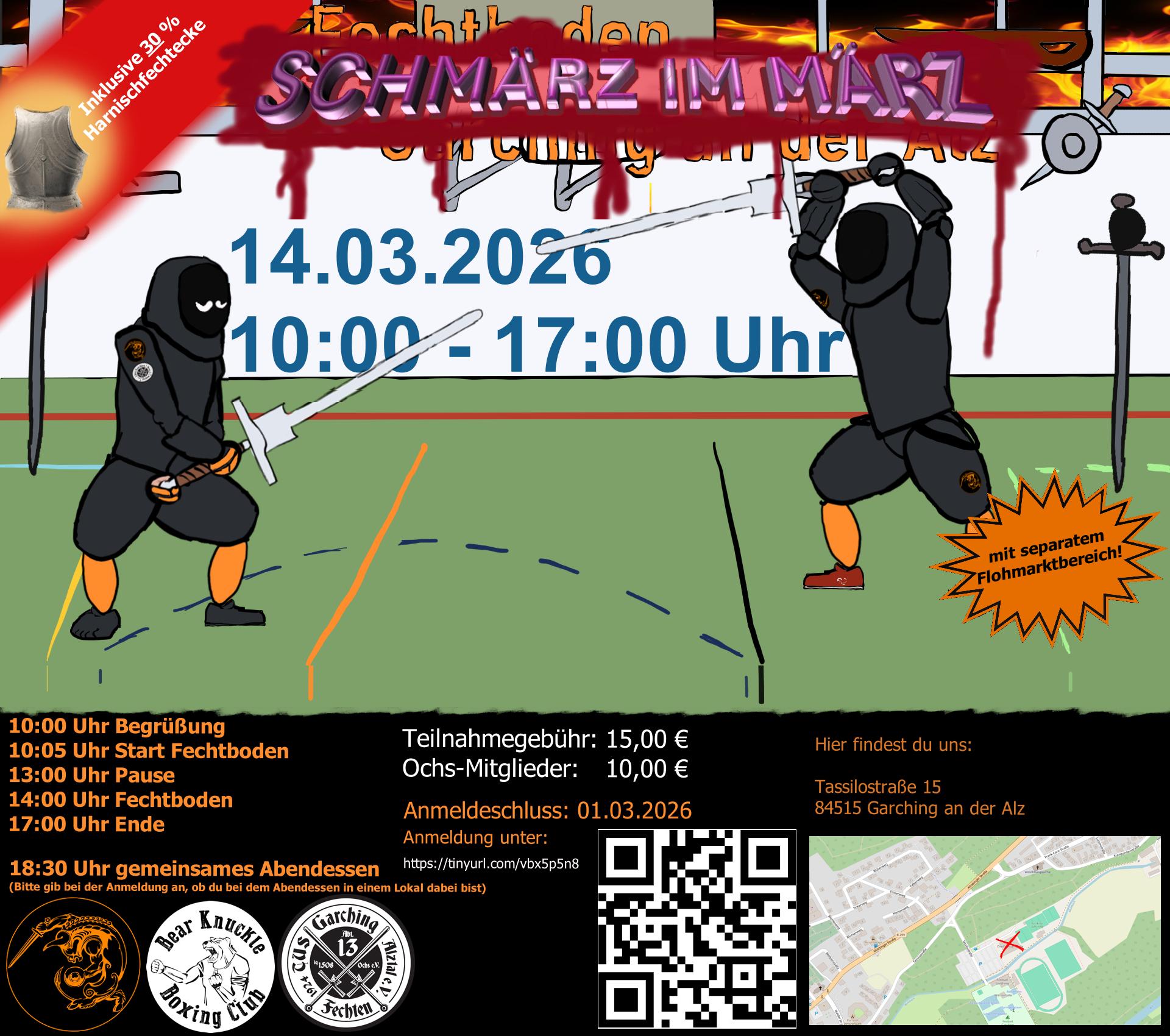 Fechtboden am 14.03.2026 in Garching an der Alz